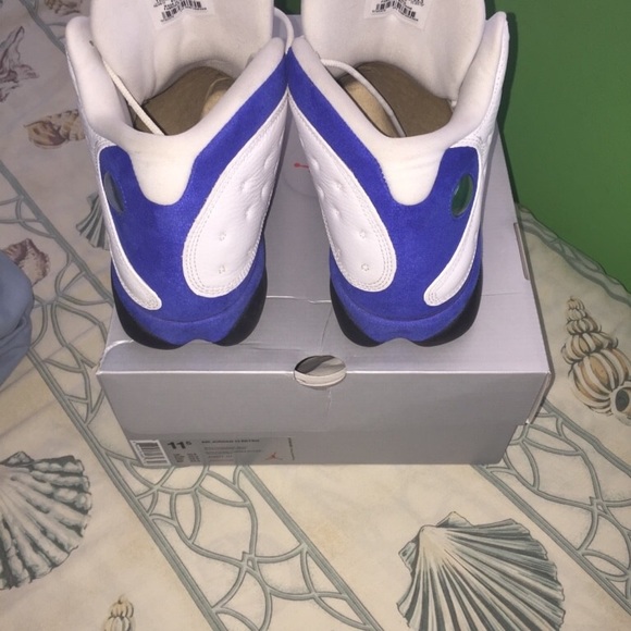 Jordan Retro 13 white/blue - Picture 2 of 4